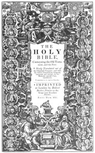 1611 KJV Title Page