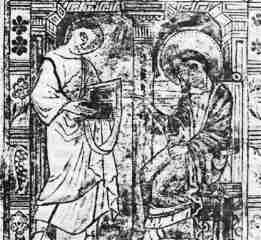 Image of Marcion (Left) with the Apostle John