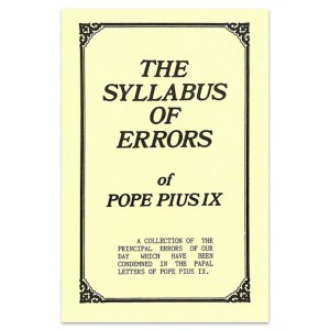 Syllabus of Errors
