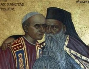 Icon of Pope Paul VI and Patriarch Athenagoras I