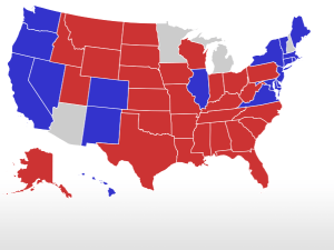 Real Clear Politics Electoral Map (Nov 9)